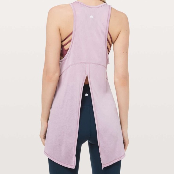 Lululemon Goal Up Tank Color Antionette Size 6 like new - Picture 2 of 9